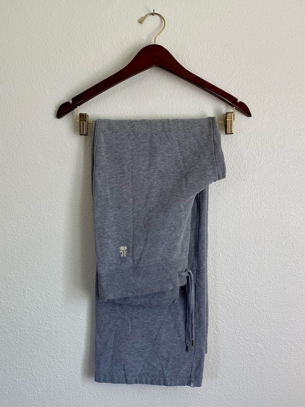 Y2K Ralph Lauren Jeans Co Gray Wide Leg Drawstring Lounge Pants Casual